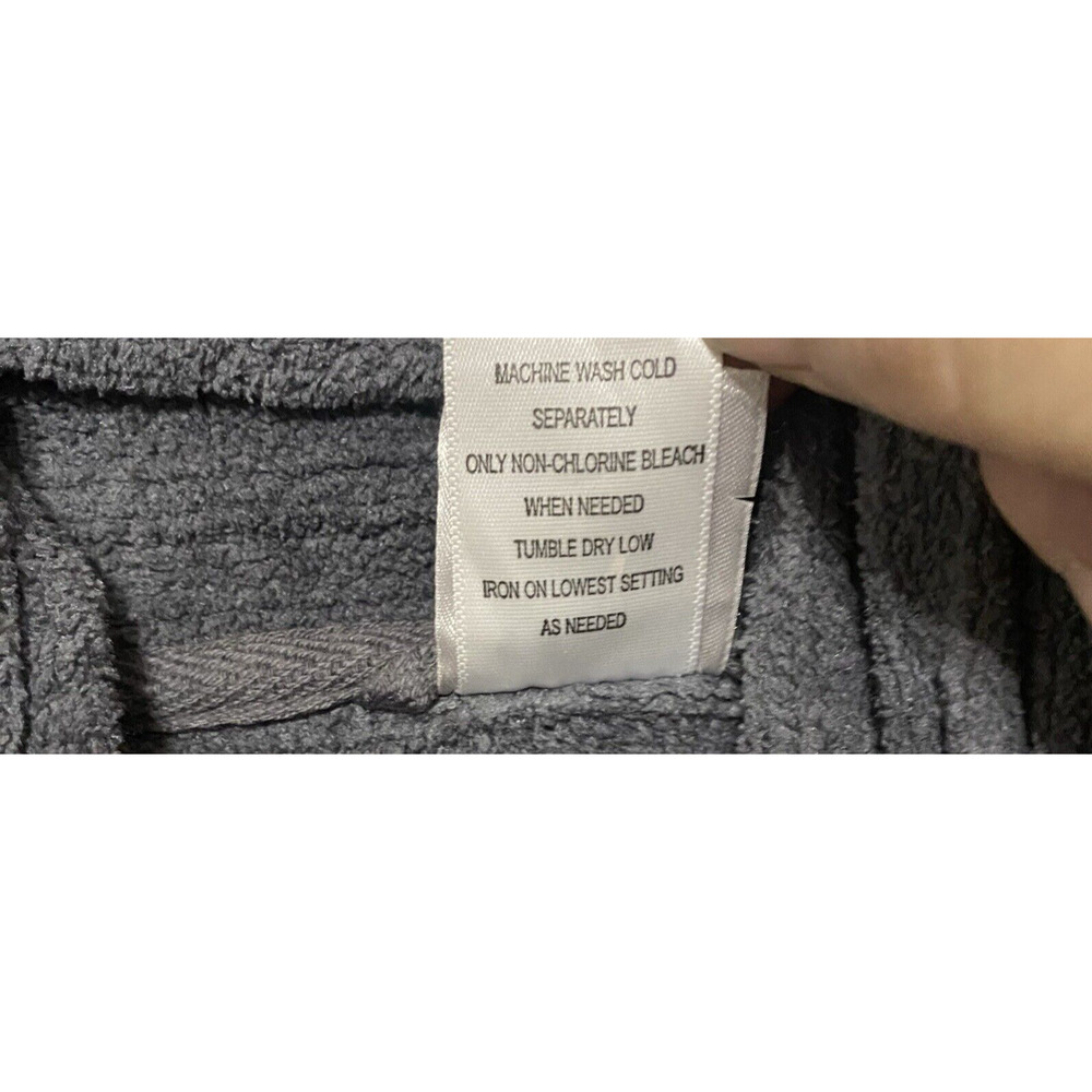 N Natori Waterfall Cardigan Sweater Womens XL Gray Longline Sleeveless Plush - Picture 6 of 7